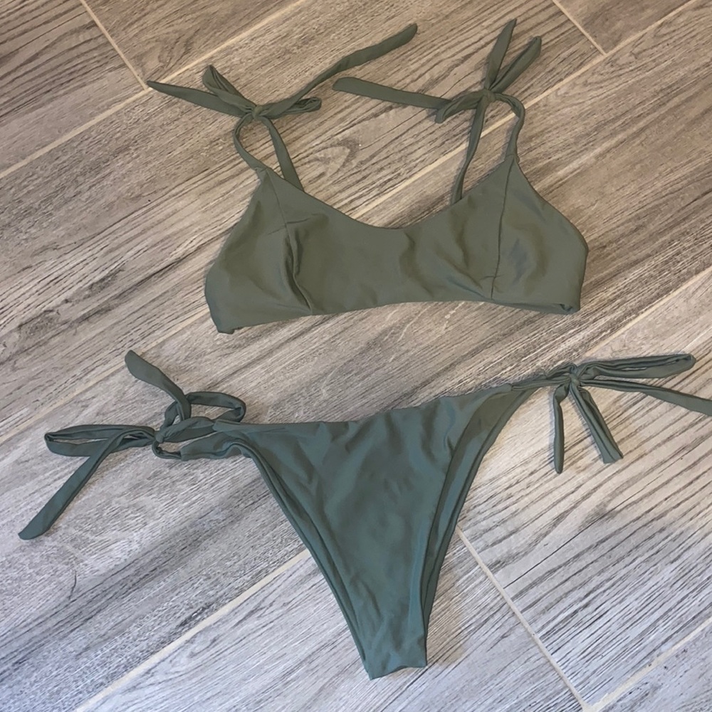 Olive Green bathing suit only worn once